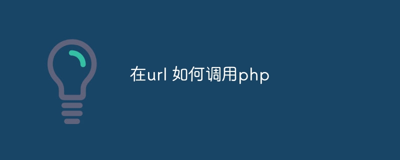 在url 如何调用php