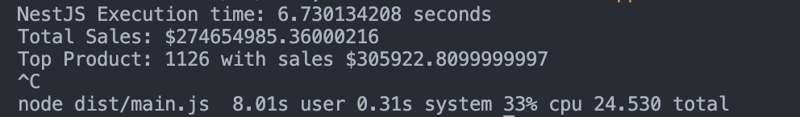 CSV 文件处理基准测试：Golang、NestJS、PHP、Python